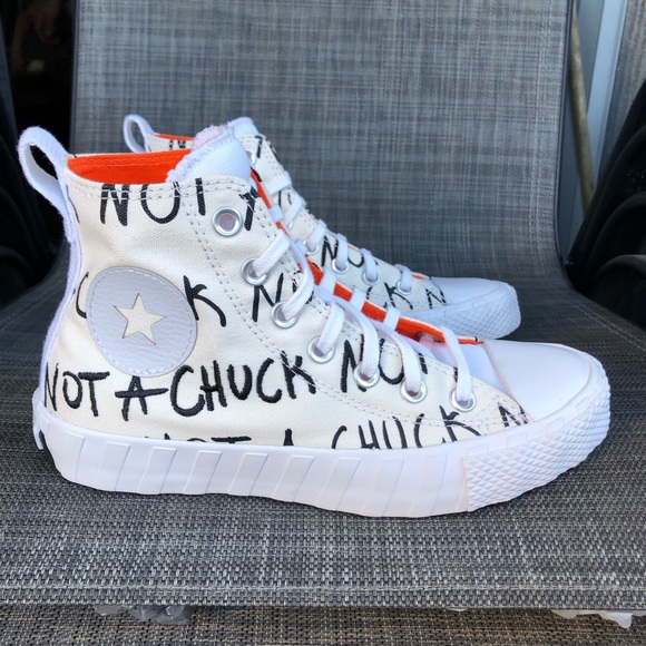 Converse High Top UNT1T!3D 'Not a
Chuck' Canvas sneakers Shoes Juniors size 4.5 - Picture 2 of 11